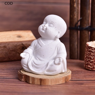 [cod] little monk estatuas de piedra arenisca buda escultura fengshui figuritas decoración del hogar caliente