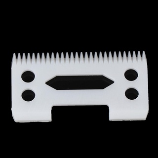 [attractivefinewell] 1 cuchilla de cerámica de 28 dientes con 2 agujeros accesorios para clipper inalámbrico zirconia