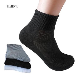 Freshone 5 pares de calcetines casuales de mezcla de algodón patrón de impresión tobillo Crew calcetín (4)