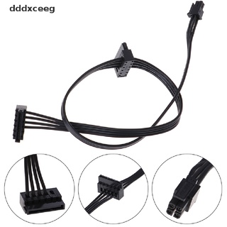*dddxceeg* 1Pc 45CM mini 4 Pin to 2 Sata SSD power supply cable for lenovo M410 M610 M415 hot sell