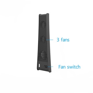fossi1l para ps5 enfriador usb con 3 ventiladores de refrigeración para -playstation 5/5 edición digital consola de juegos accesorios blanco (4)