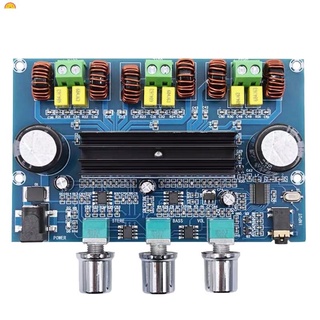 [venta caliente] xh-a305 placa amplificadora de potencia digital de alta potencia tpa3116d2 bluetooth 5.0 amplificador de potencia digital 2.1 canales con aux