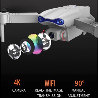2021✨stock listo✨ Drones con cámara para adultos largo tiempo Flight K3 Wifi FPV Quadcopter dron con cámara HD 4K 90FOV RC[BRCUTICATE1] (5)