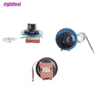 Rightfeel 220V 16A alta tecnología Dial termostato Control de temperatura interruptor para horno eléctrico