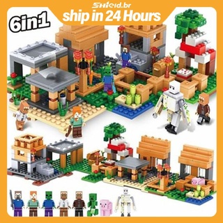 Bloques De Construcción Compatibles Con Lego Minecraft DIY Juguete/Partículas Pequeñas/Juguetes Educativos