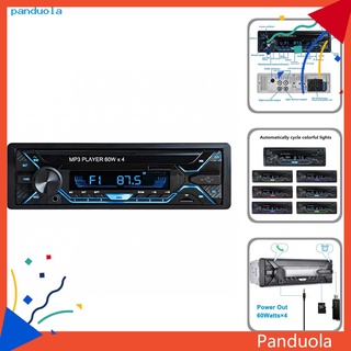 PANDUOLA Practical FM Transmitter HiFi 12V Car Radio Receiver Music Player for Truck