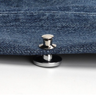 Jane ropa botones de costura sin coser botones para Jeans Jean botón pasadores sin herramientas requieren removible Tuck cintura reduce pulgadas pantalones ajustable ajuste instantáneo (9)