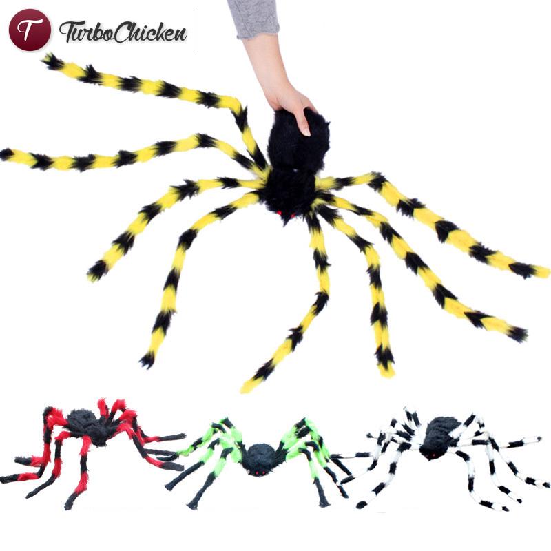 Juguete de araña realista de 30/75 cm de Halloween/juguete de araña/juguetes de broma/juguetes Lifelik