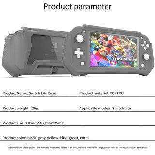 grocery 2021 NEW for Nintend Switch Lite Full Body Ergonomic Non-slip Shell Case Cover Guards For Nintendo Switch Lite Mini Console Pink grocery (5)