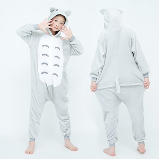 Pijamas unisex niños Totoro Kigurumi de franela de animales Cosplay ropa de dormir Onesies