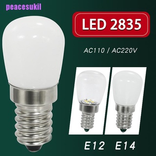 [Peacesukil] Mini lámpara Led E14 E12 Cob Blub 2835 Smd Para refrigerador Freezer (1)