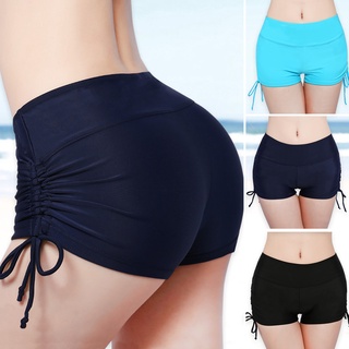 eyour pure beach natación yoga pantalones cortos mujeres cordón seguridad pantalones cortos s-2xl