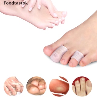 [Foodtastok] 1 par de protectores de dedo del dedo del dedo del pie de silicona separador de pies removedor de pies herramienta de cuidado de alivio del dolor.