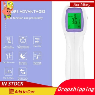 Three Color Backlight Non-contact Thermometer Handheld Infrared Thermometer