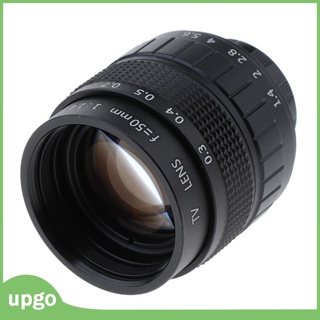 [upgo] 50mm/lente De Tv F1.4 Para Canon Eos M+C Adaptador De montaje+aros negros (3)