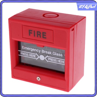Alarma De Liberación De Puerta De Emergencia Seguridad Para El Hogar Cristal Interruptor Botón De Rojo (8)