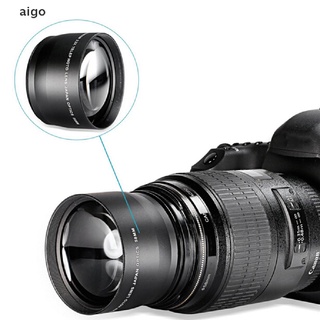 Ai 58mm 2.0X Lente De Teleobjetivo Profesional + Paño De Limpieza Para Canon Nikon Sony Pentax CL