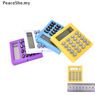[Peaceshe] Mini calculadora electrónica para estudiantes/Mini calculadora electrónica de Color caramelo/suministros de oficina/suministros de oficina (1)