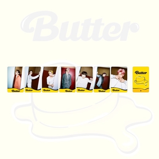 7Pcs/set KPOP Bts Butter Photocards LOMO Cards Fansmade (2)