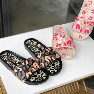 Melissa nuevas sandalias de jalea y zapatillas de suela gruesa palabra impermeable zapatos de playa perezoso zapatillas (1)