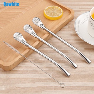 Qawhite Stainless Steel Drinking Straw Filter Tea Tool Washable Practical Tea Tools