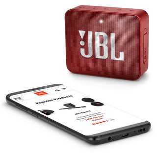 Bocina Jbl Go 2 Red Ipx7 impermeable Bluetooth Portátil con Bolsa Jbl Gym
