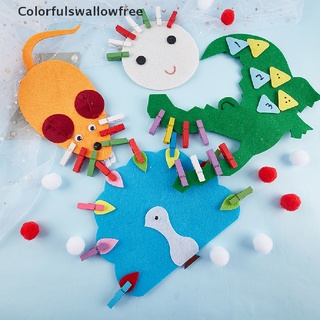 Colorfulswallowfree Enseñanza Kindergarten Manual DIY Tejido Tela Bebé Aprendizaje Temprano Juguetes Educativos BELLE