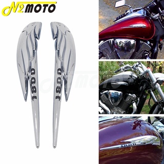 Par VTX 1800 Motocicleta Tanque De Gas 3D Emblema Etiqueta Engomada Pegatinas Para Honda VTX1800 1800S 1800R 1800C Retro Cromo ABS St