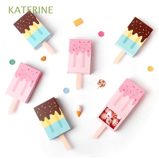 KATERINE Cartoon Gift Boxes Treat Wedding Favors Candy Box Biscuit Baby Shower Cookies 10/30/50pcs Snack Ice Cream Shape Party Supplies (1)