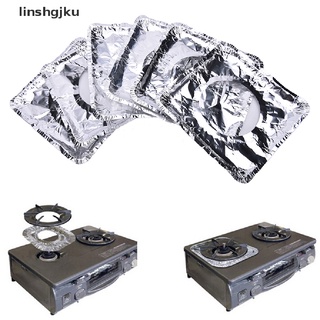 [linshgjku] 12X Reusable Aluminum Foil Gas Stove Burner Cover Protector Liner Clean Mat Pad, [HOT]