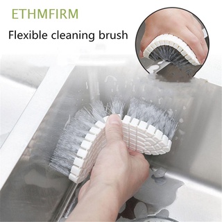 ETHMFIRM Useful Bathtub Tile Brush Flexible Pool Brush Cleaning Brush Without Dead Ends Floor Soft Sink Bathroom Kitchen Stove