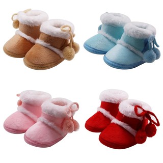 Botas de invierno/antideslizantes/suela suave/zapatos para primeros pasos para niños/bebés