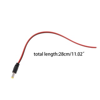 sar3 10pcs 12v 5.5*2.1mm macho dc enchufe de alimentación conector conector cable cable para cctv (7)