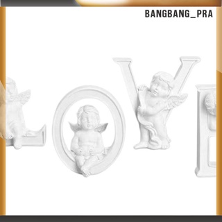 (Bangbang_Pra) 4 pzs estatuas De Resina lindas De escultura Para decoración del hogar/colección De figuritas/scrapbook