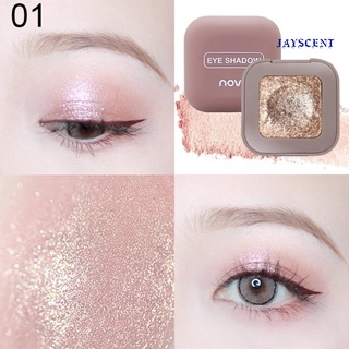 (jay) sombra de ojos de un solo color impermeable nacarados maquillaje en polvo (7)