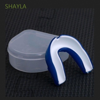 shayla thai protector bucal azul protector de dientes protector de encía ufc seguridad muay thai saludable deportes gel protector de dientes (1)