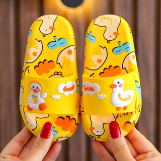 Spot zapatillas para niños verano niños y niñas dibujos animados lindo interior fondo suave antideslizante niños medianos y pequeños niños sandalias y pantuflas