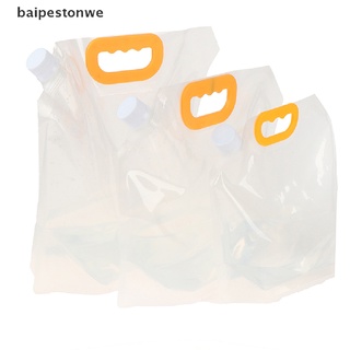 *baipestonwe* 1.5/2.5/5l stand-up seguridad bebida bolsa de embalaje bolsa de cerveza jugo leche líquido bolsa venta caliente
