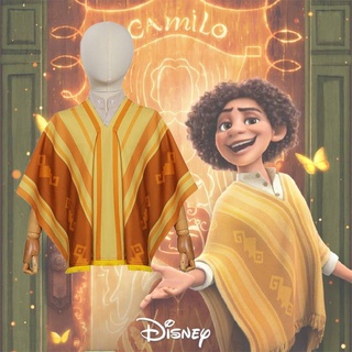 Disney Encanto Camilo Cosplay Conjunto De Disfraces Para Niños Niño Camisa Capa Regalo Ropa Fiesta De Halloween (2)