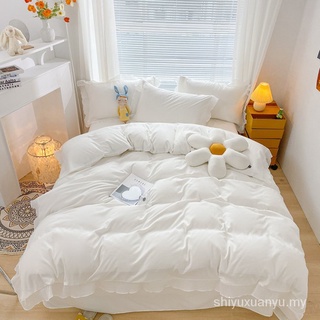 Juego de sábanas para cama, 3 piezas, 4 piezas, funda de cama y funda de almohada individual, Queen, King Sizki 9eHm