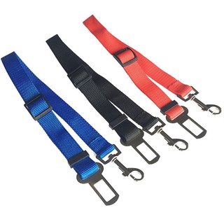 Adjustable Dog Pet Car Travel Vehicle Seat Safety Belt Clip Harness LeashBlack (2)