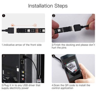 SREYRF Hot Mini Inalámbrico 5-24V Smart Phone Control RGB LED Tira De Luz Controlador USB Cable Bluetooth 4.0 (8)