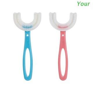 Tu Cepillo De Dientes De Silicona Manual En Forma De U Para Bebé Yoothbrushing Artefacto Cuidado Oral