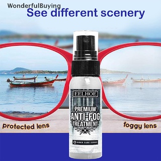 [wonderfulbuying] 30 ml antiniebla Spray gafas limpiador de lentes desfogger para gafas gafas espejos caliente