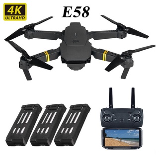 E58 Mini drone plegable altitud Hold Quadcopter Drones con cámara 4k HD WIFI FPV Hight Hold 4k e58 drone