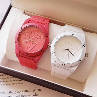guess conic reloj deportivo hombres mujeres pareja reloj de cuarzo reloj deportivo jam tangan wanita