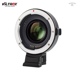 VILTROX Adaptador de amplificador de velocidad reductor de enfoque automático AF para lente Canon EF a Sony E-mount cámara