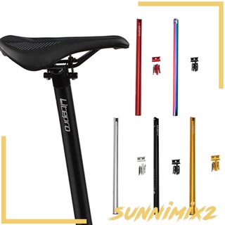 [SUNNIMIX2] Tija de asiento plegable para bicicleta, color negro
