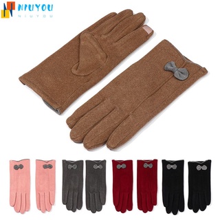 Niuyou guantes/guantes de pantalla táctil para invierno/deportes al aire libre/mujer mantener caliente/otoño/Multicolor