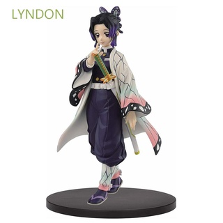 Lyndon figura japonesa Anime Kimetsu No Yaiba Demon Blade/Modelo De mariposa/muñeca Ninja/Demon Slayer/Shinobu Kochou